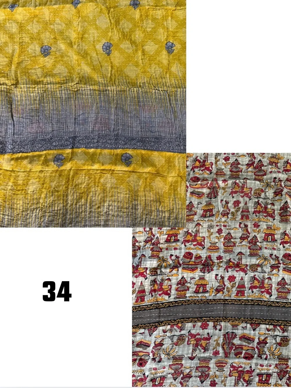 Kantha Throw #34